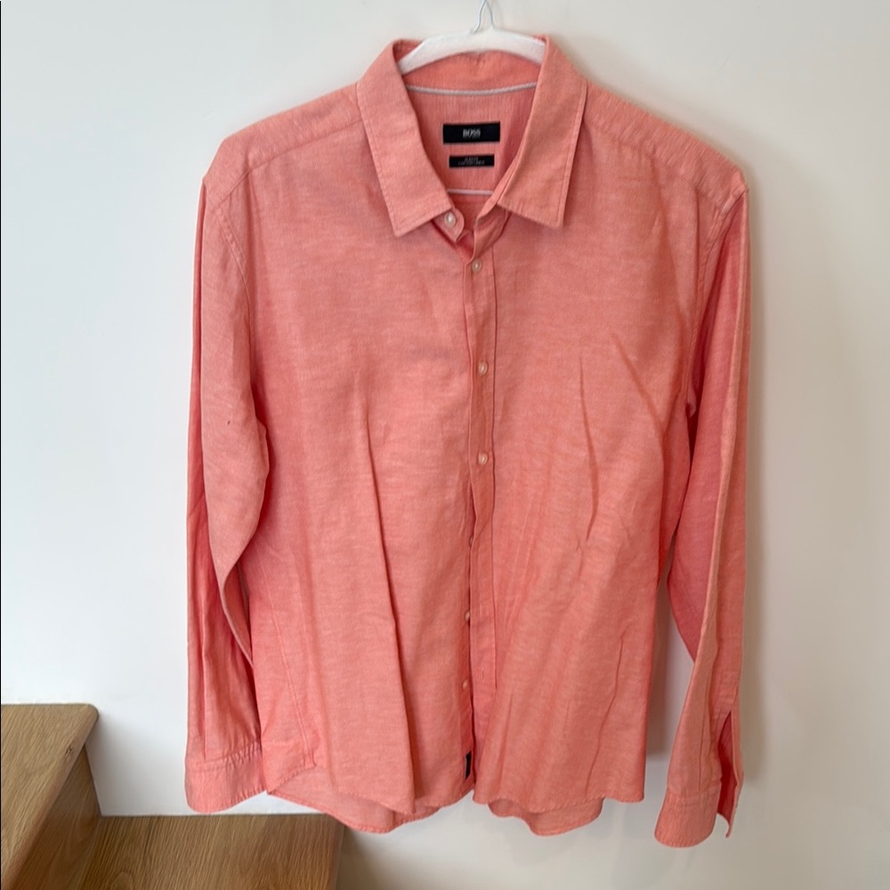 Boss Men's Coral Shirt